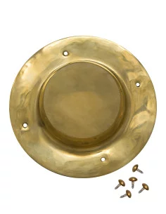 Umbo scudo romano tondo in ottone (20 cm.)
