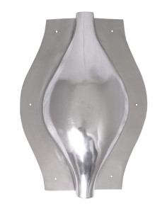 Umbone per scudo romano repubblicano, argento (28x21 cm.)