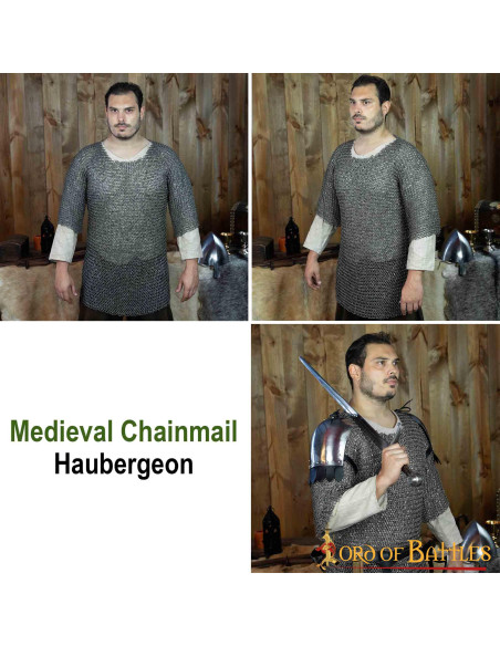 Cotta di maglia medievale, mezza...