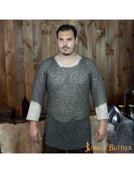 Cotta di maglia medievale, mezza...