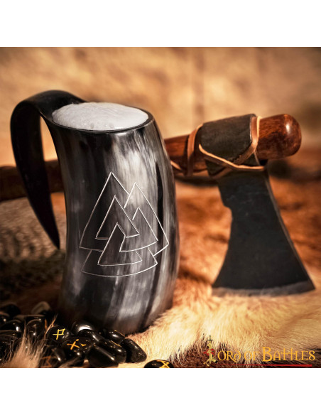 Boccale da birra Viking Valknut in...