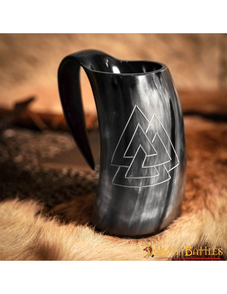 Boccale da birra Viking Valknut in...