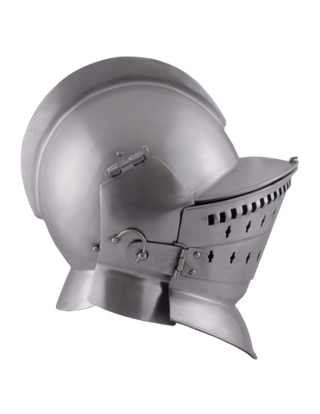 Elmo medievale borgognone con...