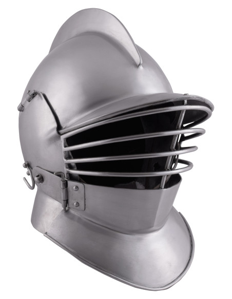 Elmo medievale borgognone con...