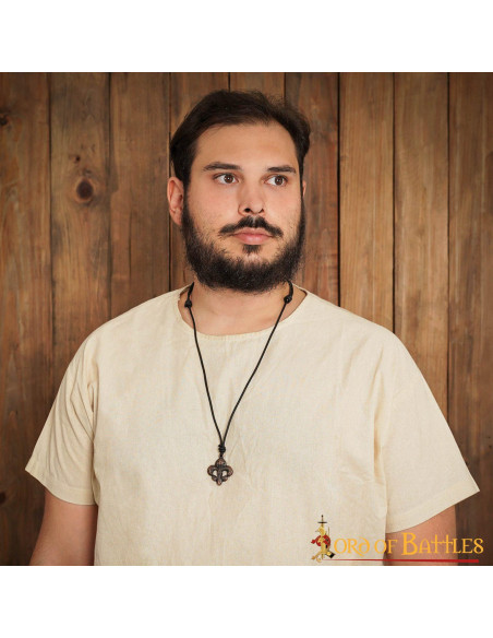 Ciondolo medievale fleur de lis in...