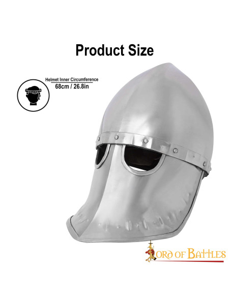 Elmo italo-normanno con maschera (XII...