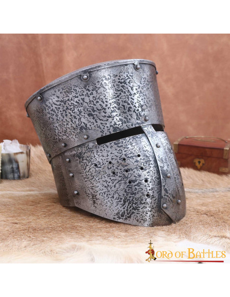 Elmo dei Crociati in acciaio...