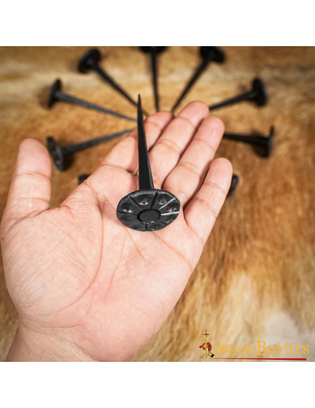 Chiodo medievale, testa tonda,...