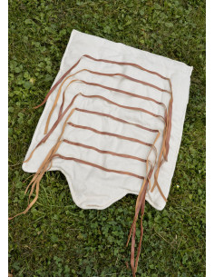 1 protezione gamba gladiatore imbottita