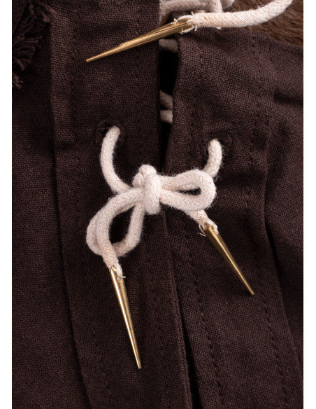 Set di 10 aiglets o puntoni a zig-zag...