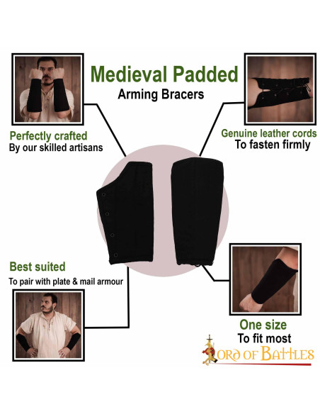 Braccialetti medievali imbottiti in...