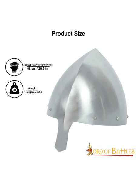 Olmutz Elmo nasale dell'XI secolo con...