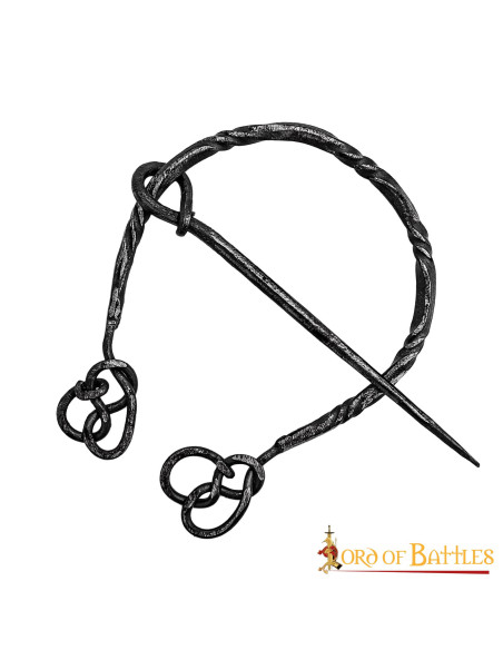 Fibula per cappe in acciaio forgiato...