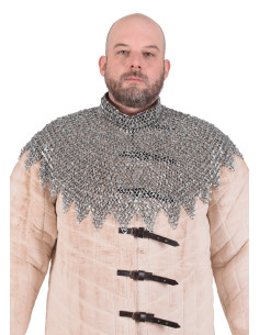 Mantello vescovile con cinghie di cuoio