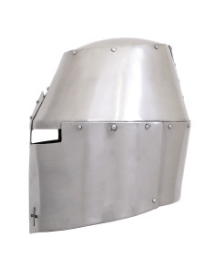 Grande elmo crociato medievale, stile Pembridge, XIV secolo 2