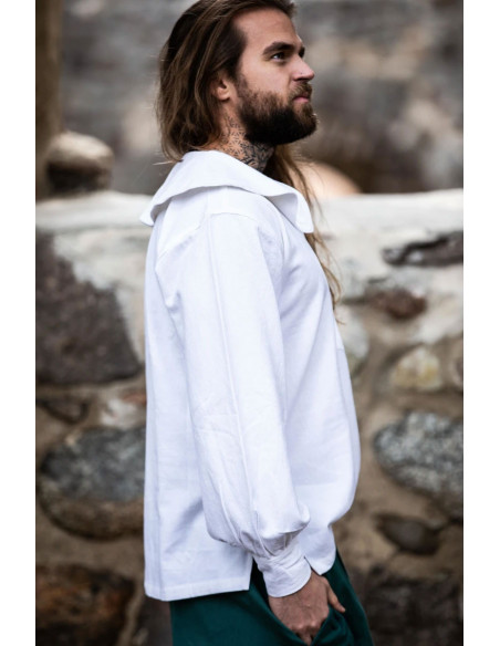 Camicia medievale con collo modello...