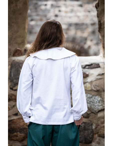 Camicia medievale con collo modello...