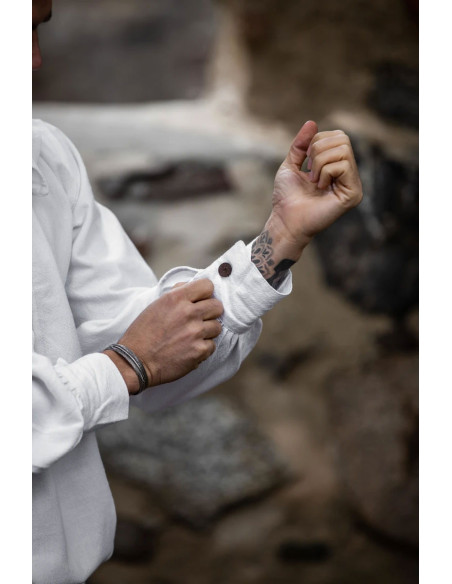 Camicia medievale con collo modello...