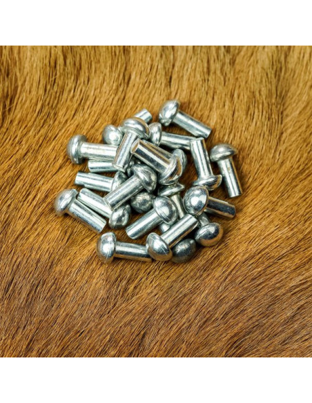 Set di 25 rivetti placcati in argento...