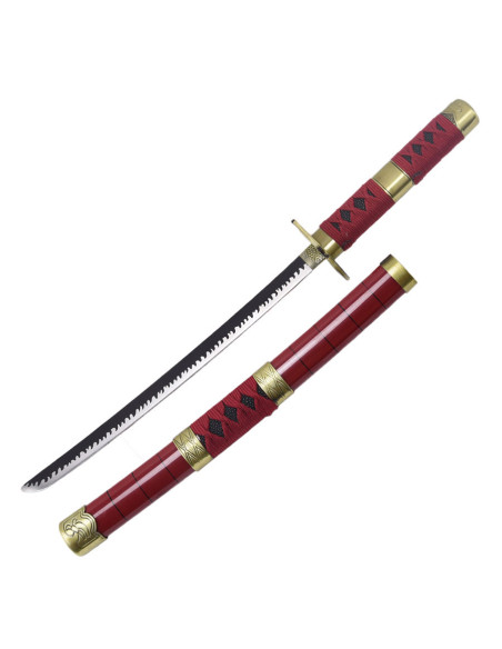 Mini katana Sandai Kitetsu di Zoro di...