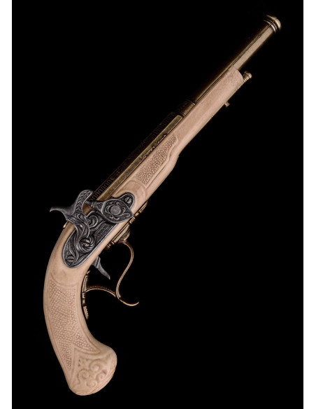 Pistola da duello decorativa a pietra...