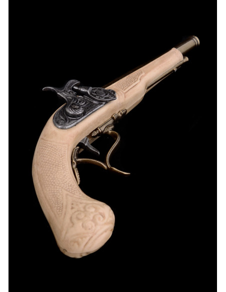 Pistola da duello decorativa a pietra...
