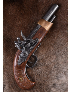 Pistola da cavalleria francese a pietra focaia decorativa... 2