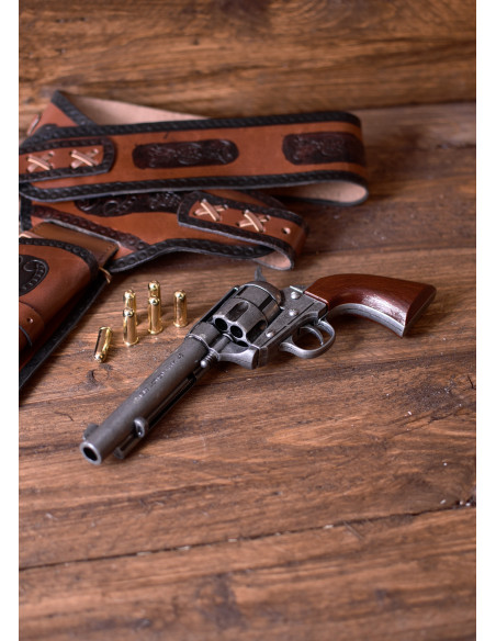 Revolver Colt 45, Peacemaker brunito,...