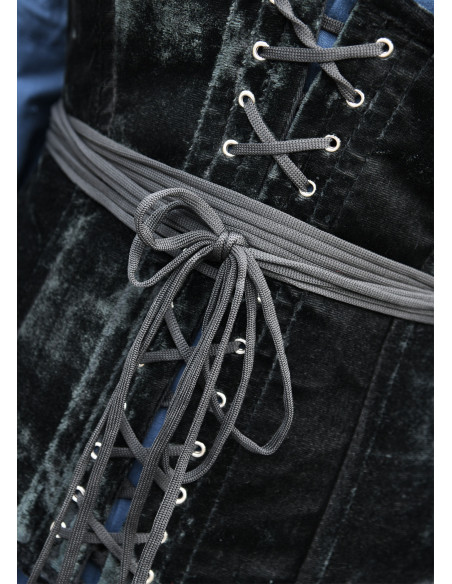 Grande corsetto medievale in velluto...