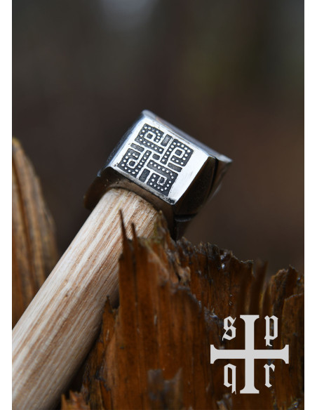 Ascia vichinga Mammen con incisioni,...