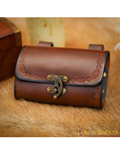 Borsa da druido con 4 contenitori per pozioni magiche -...