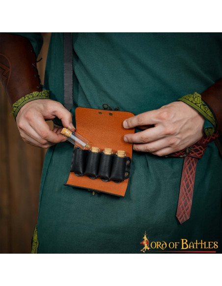 Borsa da druido con 4 contenitori per...