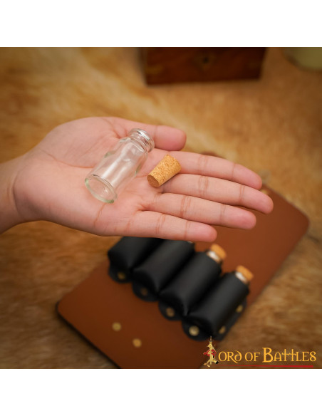 Borsa da druido con 4 contenitori per...