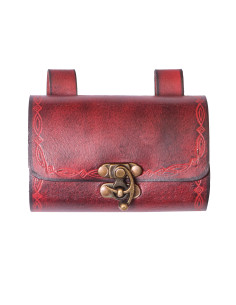 Borsa del druido con 4 contenitori per pozioni magiche -...