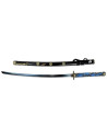 Katana decorativa il drago blu (95 cm.)