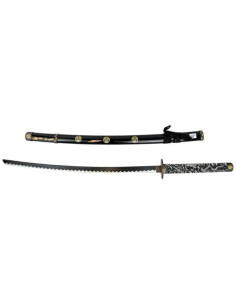 Katana decorativa il drago nero (95 cm.)