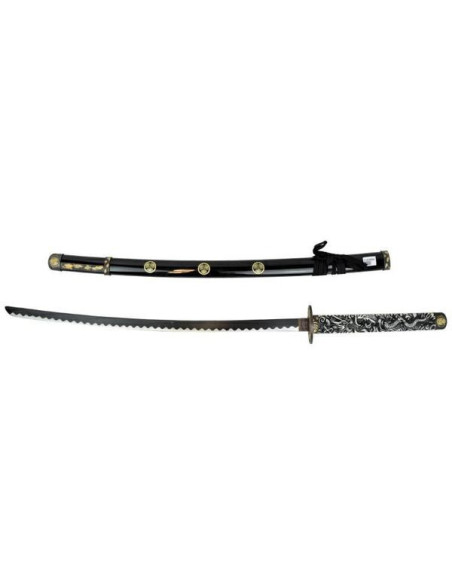 Katana decorativa il drago nero (95 cm.)