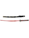 Katana decorativa il drago rosso (95 cm.)