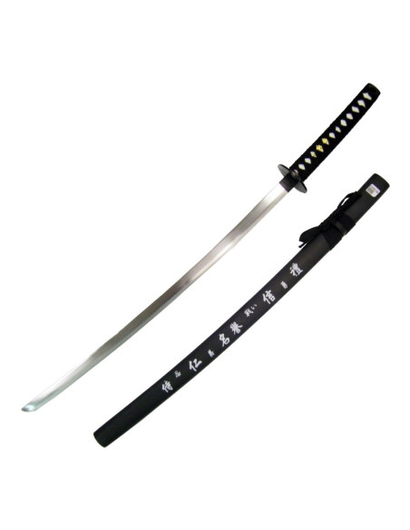 Fodero ornamentale katana nero con...