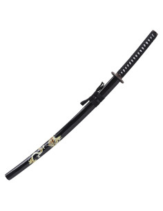 Katana ornamentale drago con fodero nero (96,5 cm.) 2