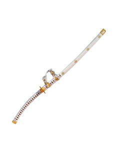 Tachi decorativo giapponese - bianco (100 cm.)