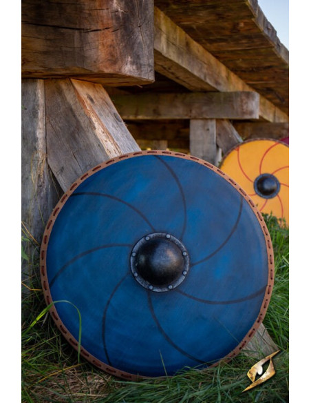 Gastir Viking Shield per LARP (blu)