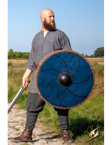 Gastir Viking Shield per LARP (blu)