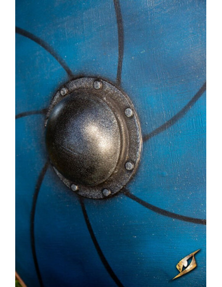 Gastir Viking Shield per LARP (blu)