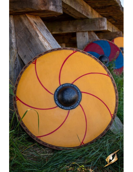 Gastir Viking Shield per LARP (giallo)
