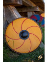 Gastir Viking Shield per LARP (giallo)
