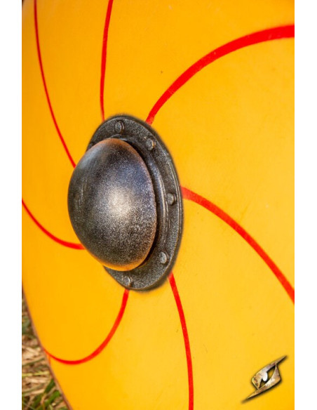 Gastir Viking Shield per LARP (giallo)