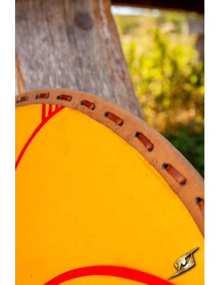 Gastir Viking Shield per LARP (giallo)