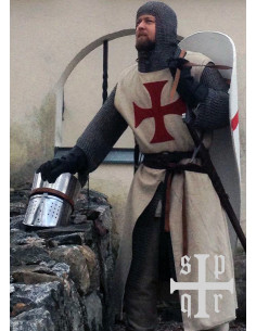Autentico tabarro templare, taglia unica