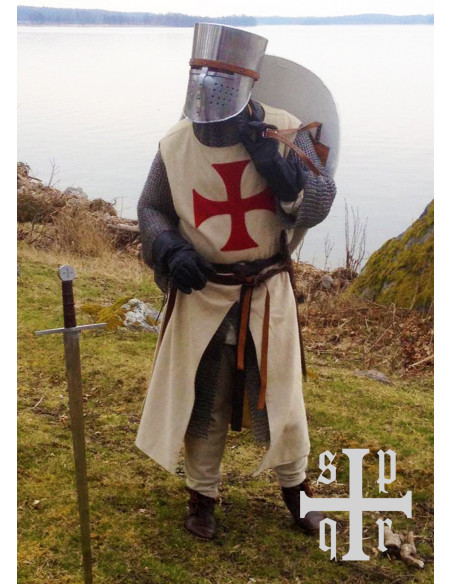 Autentico tabarro templare, taglia unica